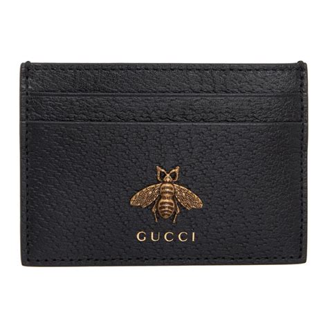 gucci bee card holder